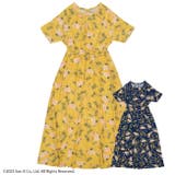 リラックマ サンエックス ワンピース レディース アロハ 半袖 夏 San-X | CharaBasket | 詳細画像6 