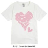 スヌーピー ハート かわいい 半袖 Tシャツ キッズ 子供服 男の子 女の子 | CharaBasket【KIDS】 | 詳細画像1 