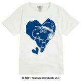 スヌーピー 兄弟 スパイク ハート 半袖 Tシャツ キッズ 子供服 | CharaBasket【KIDS】 | 詳細画像1 