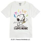 スヌーピー 音楽 楽器 演奏 音符 半袖Ｔシャツ キッズ 子供服 | CharaBasket【KIDS】 | 詳細画像1 