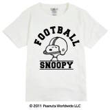 スヌーピー アメフト スポーツ 半袖 Tシャツ キッズ 子供服 | CharaBasket【KIDS】 | 詳細画像1 