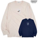 スヌーピー Tシャツ 長袖 刺繍 ピーナッツ SNOOPY PEANUTS | CharaBasket | 詳細画像1