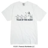 ヴィンテージ スヌーピー 仲良し うさぎ 半袖Tシャツ メンズ | CharaBasket | 詳細画像1