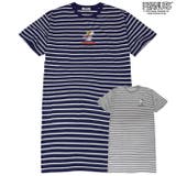 スヌーピー ボーダー ビッグTシャツ 半袖 Tシャツ 春夏 PEANUTS | CharaBasket | 詳細画像7 