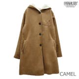 スヌーピー コート ムートン レディース ブラック キャメル ベージュ | CharaBasket | 詳細画像9 