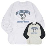 クロミ ロンT 長袖 Tシャツ ラグラン サンリオ キャラクターズ | CharaBasket | 詳細画像4 