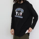 バッドばつ丸 ラグラン Tシャツ カジュアル サンリオキャラクターズ | CharaBasket | 詳細画像4 