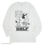 スヌーピー Tシャツ ルーシー ゴルフ 長袖 | CharaBasket | 詳細画像1 