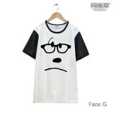 スヌーピー SNOOPY フェイス Ｔシャツ 半袖 オフホワイト×ブラック | CharaBasket | 詳細画像8 