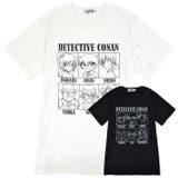 名探偵コナン コナン プリント Tシャツ 黒ずくめ 半袖 映画 新作 アニメ | CharaBasket | 詳細画像1 