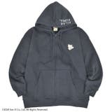 リラックマ ビッグシルエット ジップ パーカー | CharaBasket | 詳細画像4 