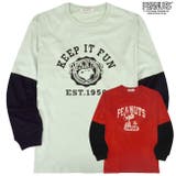 スヌーピー 切替 長袖 | CharaBasket | 詳細画像1 