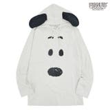スヌーピー プリント 天竺 パーカー 秋 冬 フード付き PEANUTS | CharaBasket | 詳細画像4
