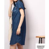 スヌーピー デニム ロング シャツ 半袖 刺繍 レディース SNOOPY | CharaBasket | 詳細画像4