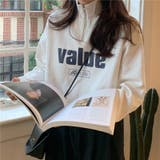 限定 ハーフジップ 薄手スウェット | Alvia | 詳細画像12