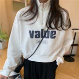 限定 ハーフジップ 薄手スウェット | Alvia | 詳細画像15