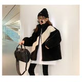 袖ロゴボアブルゾン ブルゾン アウター | CHEER【WOMEN】 | 詳細画像3