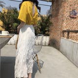 バックツイスト開きルーズTシャツ 春 夏 | Alvia | 詳細画像21