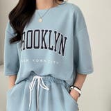 BROOKLYNプリントルーズTシャツ×ショートパンツSET 春 夏 | CHEER【WOMEN】 | 詳細画像7
