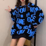 立体アルファベットロゴニットトップス 秋 冬 | Alvia | 詳細画像10