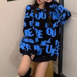 立体アルファベットロゴニットトップス 秋 冬 | Alvia | 詳細画像9