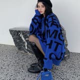 ランダムアルファベットロゴニットトップス 秋 冬 | Alvia | 詳細画像30