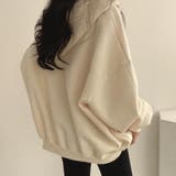 センターパッチルーズプルオーバーパーカー 秋 冬 | Alvia | 詳細画像14