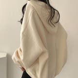 センターパッチルーズプルオーバーパーカー 秋 冬 | Alvia | 詳細画像19
