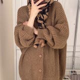 ざっくり編みルーズニットカーディガン 秋 冬 | Alvia | 詳細画像17