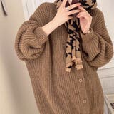 ざっくり編みルーズニットカーディガン 秋 冬 | Alvia | 詳細画像18