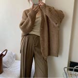 ざっくり編みルーズニットカーディガン 秋 冬 | Alvia | 詳細画像21