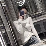 アルファベットタートルニットトップス 秋 冬 | Alvia | 詳細画像31