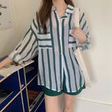 太ストライプシアーシャツ 春 夏 | Alvia | 詳細画像3