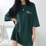 バックプリントルーズTシャツ 春 夏 | Alvia | 詳細画像11