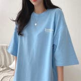 バックプリントルーズTシャツ 春 夏 | Alvia | 詳細画像7