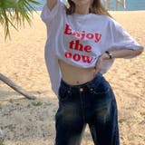EnjoyプリントルーズTシャツ 春 夏 | Alvia | 詳細画像11