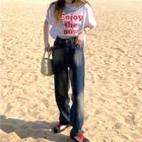 EnjoyプリントルーズTシャツ 春 夏 | Alvia | 詳細画像13