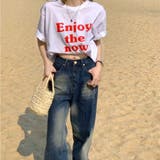 EnjoyプリントルーズTシャツ 春 夏 | Alvia | 詳細画像14
