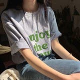 EnjoyプリントルーズTシャツ 春 夏 | Alvia | 詳細画像17