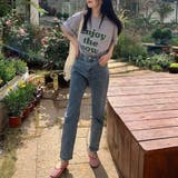 EnjoyプリントルーズTシャツ 春 夏 | Alvia | 詳細画像23