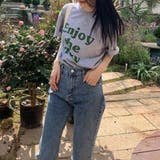 EnjoyプリントルーズTシャツ 春 夏 | Alvia | 詳細画像25