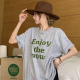 EnjoyプリントルーズTシャツ 春 夏 | Alvia | 詳細画像26