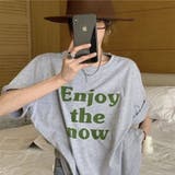 EnjoyプリントルーズTシャツ 春 夏 | Alvia | 詳細画像28