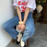 EnjoyプリントルーズTシャツ 春 夏 | Alvia | 詳細画像3