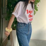 EnjoyプリントルーズTシャツ 春 夏 | Alvia | 詳細画像8