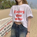 EnjoyプリントルーズTシャツ 春 夏 | Alvia | 詳細画像9