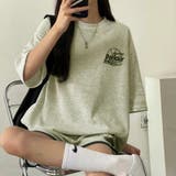 スポーティープリントTシャツ×ショートパンツSET 春 夏 | CHEER【WOMEN】 | 詳細画像12