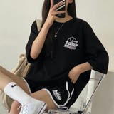 スポーティープリントTシャツ×ショートパンツSET 春 夏 | CHEER【WOMEN】 | 詳細画像18