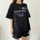 RacingプリントTシャツ×ショートパンツSET 春 夏 | Alvia | 詳細画像14