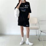 RacingプリントTシャツ×ショートパンツSET 春 夏 | Alvia | 詳細画像15